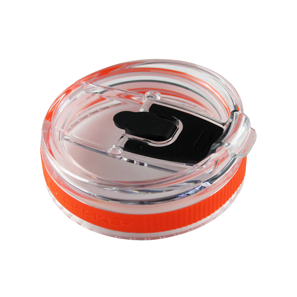26oz Flex Lid with Straw - Orange Band