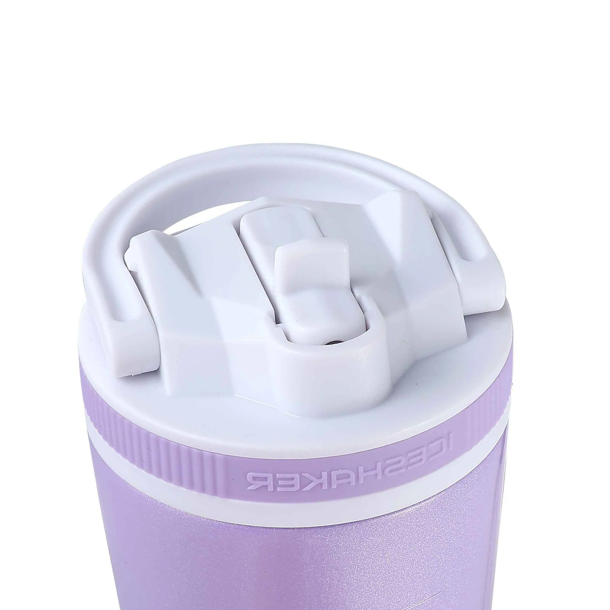 26oz Sport Lid & Internal Straw - White Lid with Mermaid Band - Image 2
