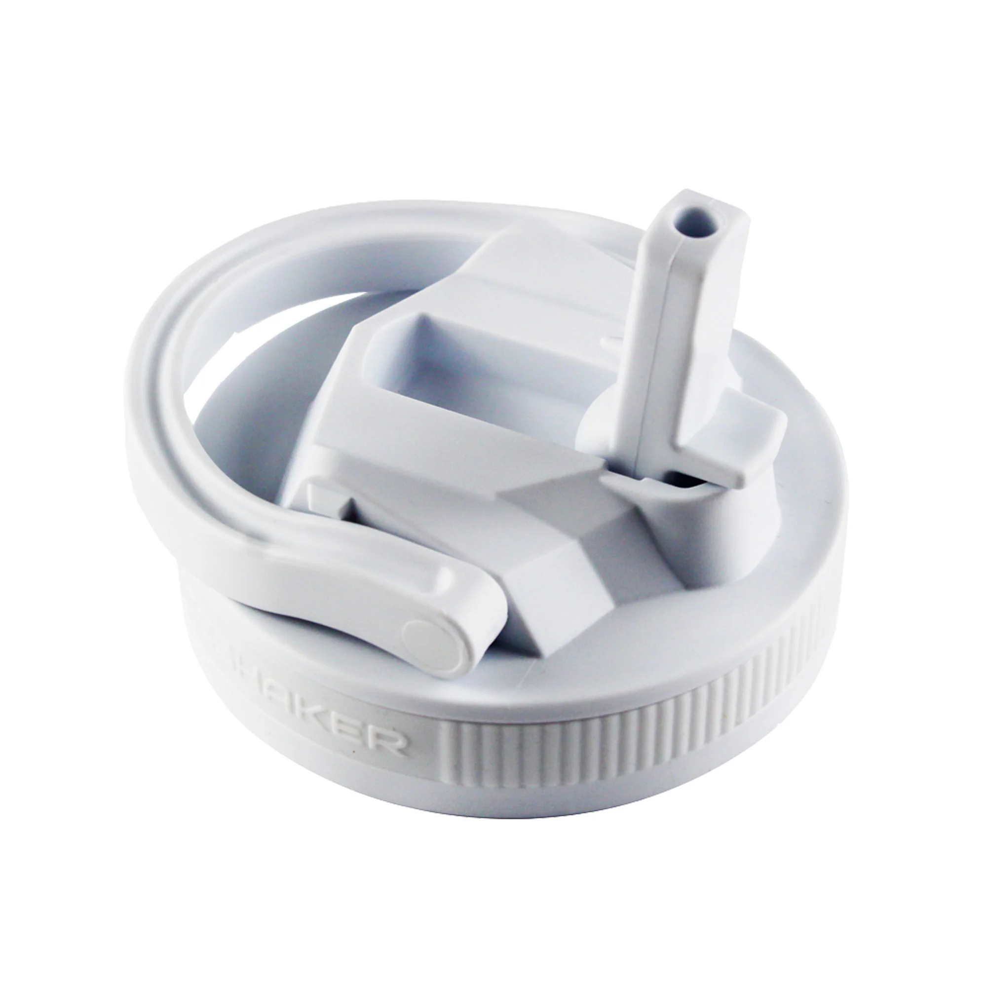 26oz Sport Lid & Internal Straw - White Lid with White Band