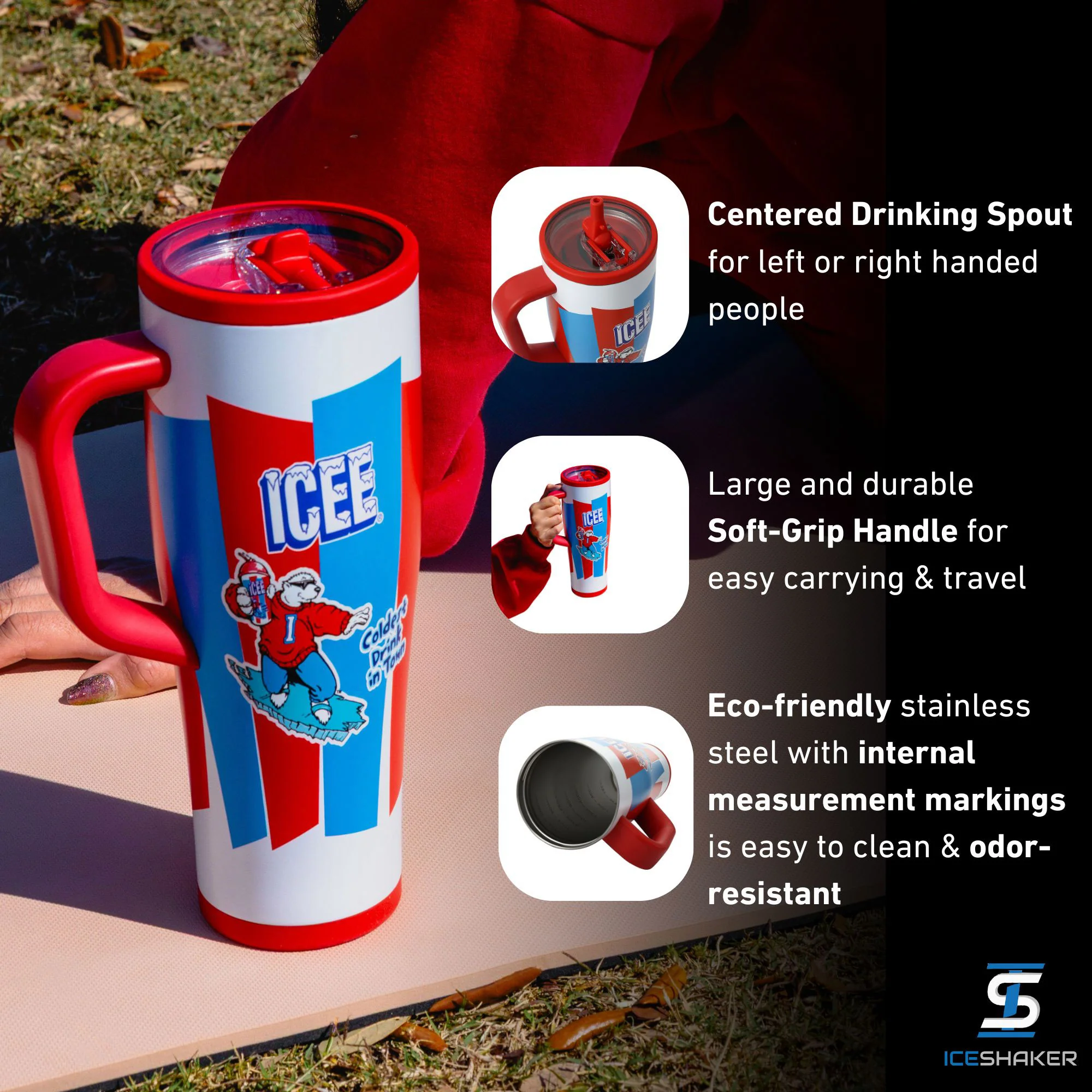 32oz Legend Series Shaker Bottle - ICEE - Image 4