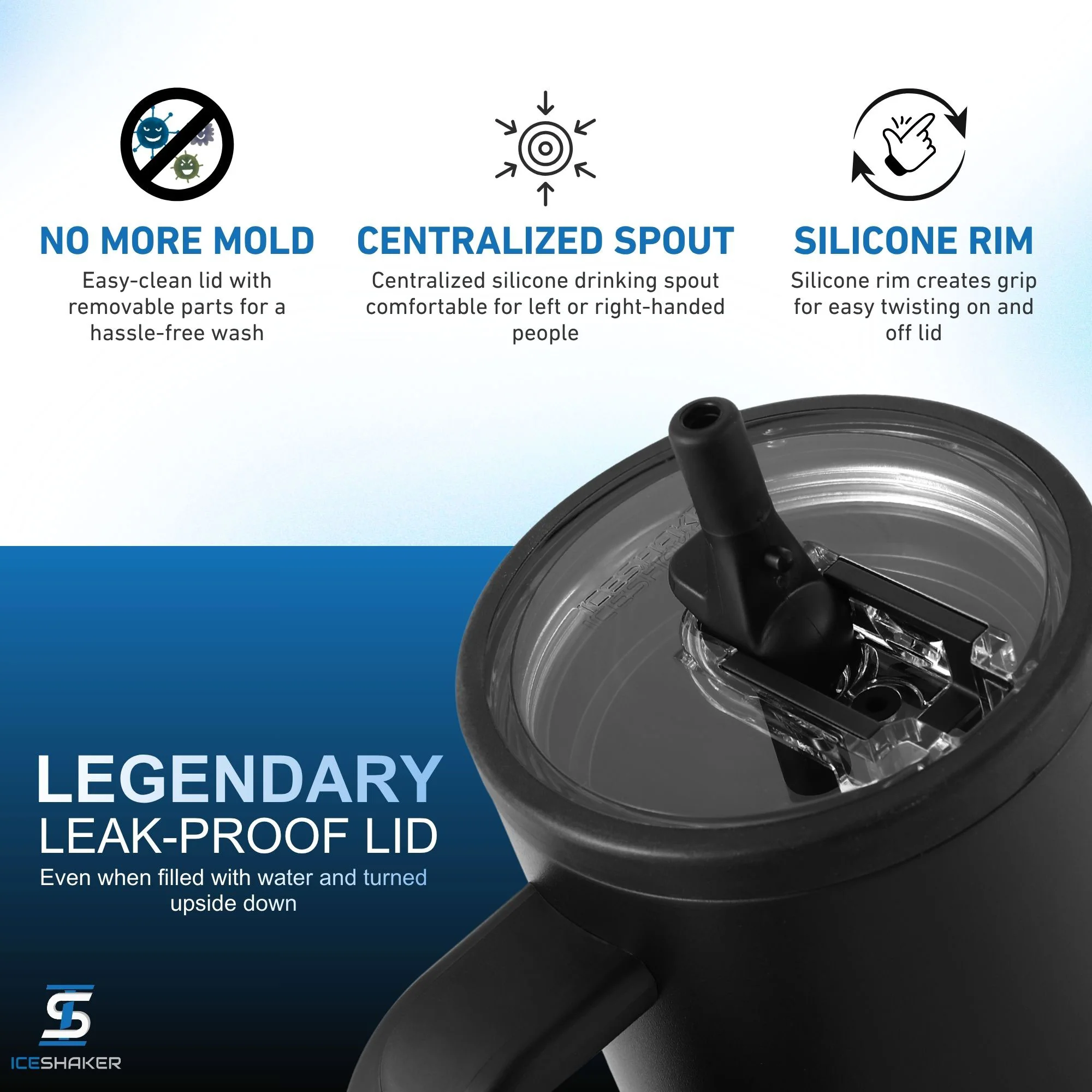 Ice Shaker Legend Series Stainless Steel Shaker Bottles - Image 150