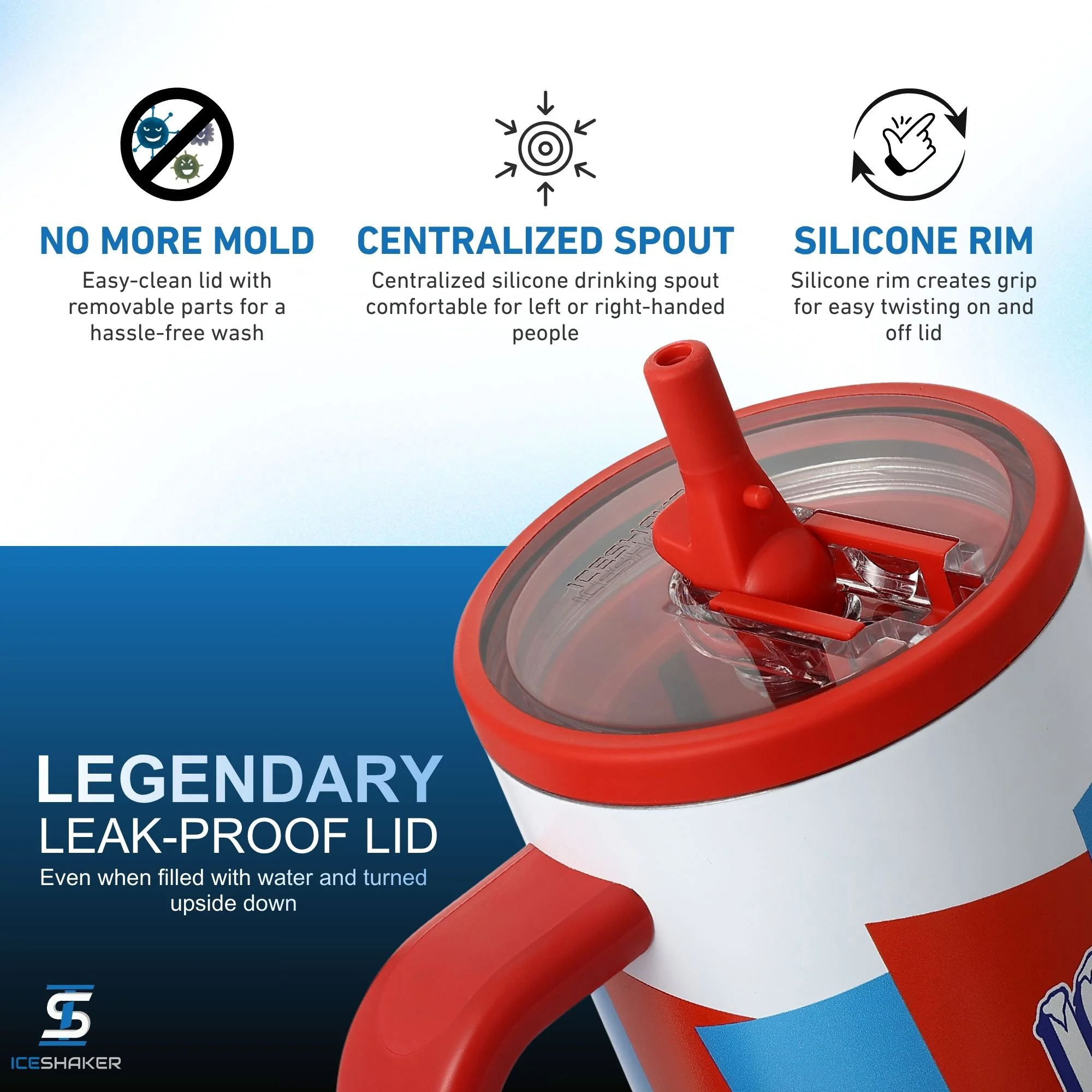 Ice Shaker Legend Series Stainless Steel Shaker Bottles - Image 155