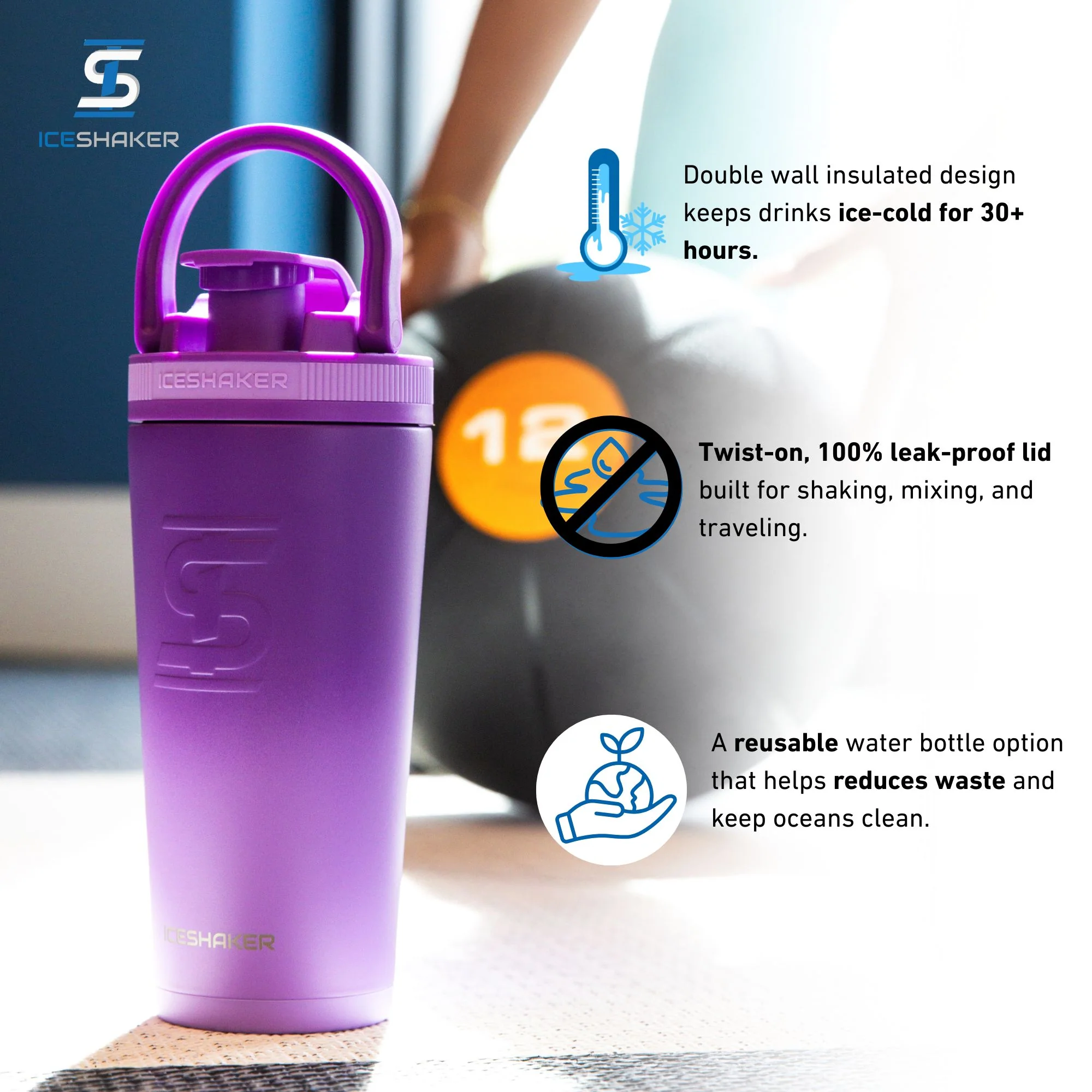 Custom Sioux Falls Fit Body Boot Camp 26oz Ice Shakers - Image 50