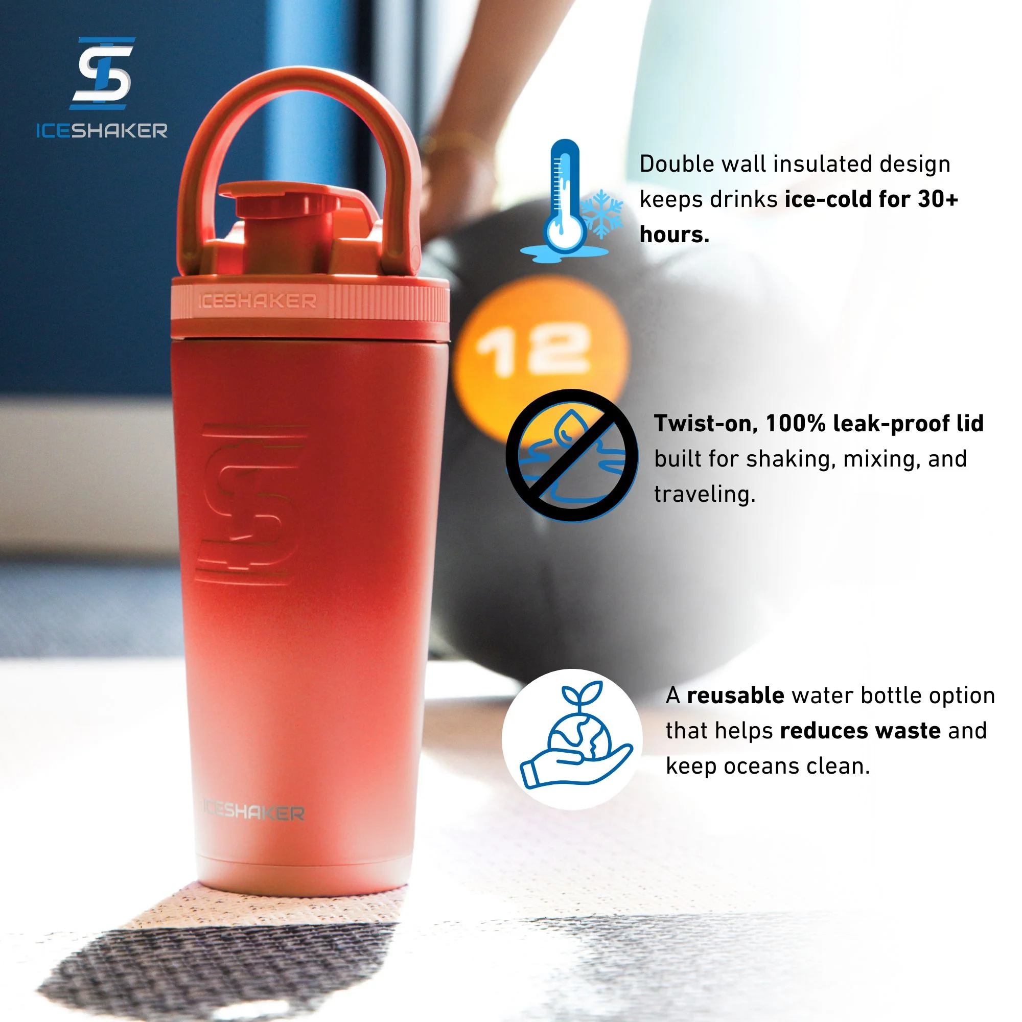 Custom Sioux Falls Fit Body Boot Camp 26oz Ice Shakers - Image 58