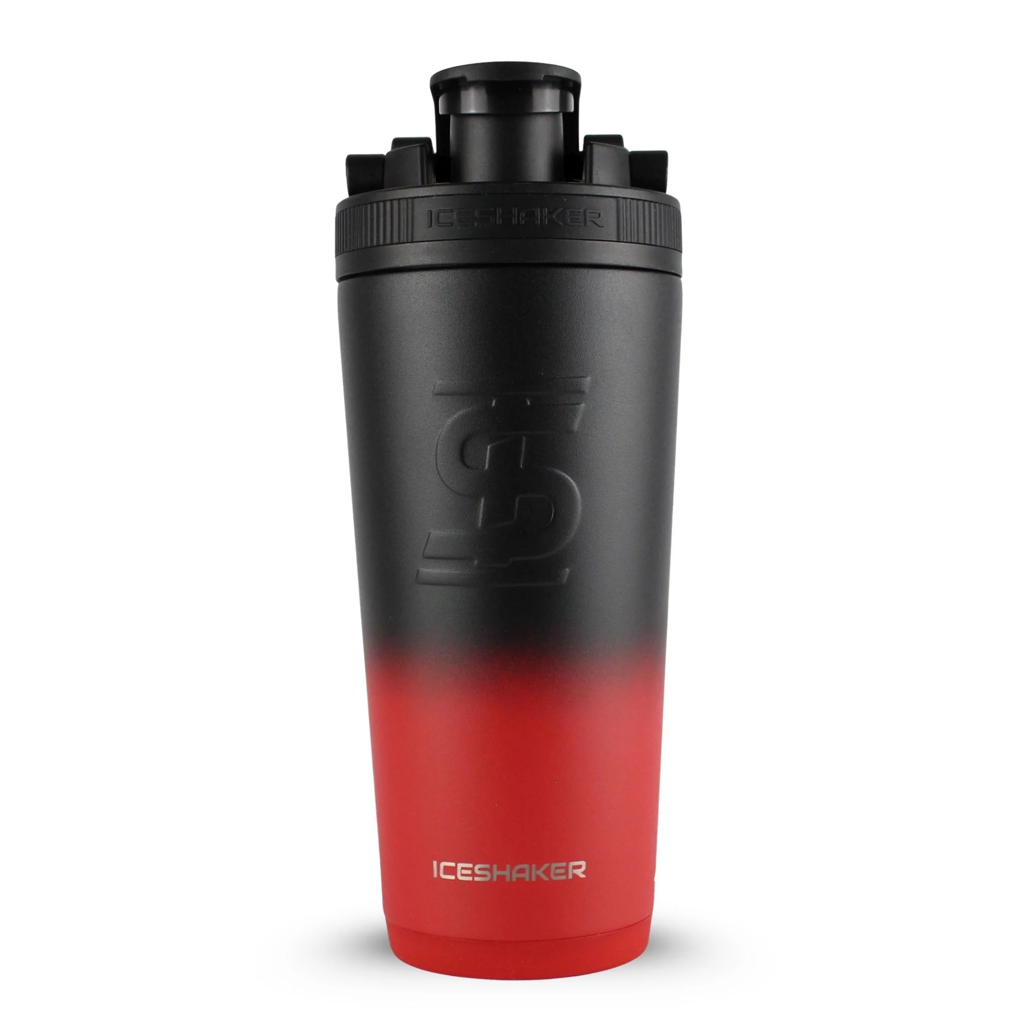 26oz Ice Shaker - Red Black Ombre - Image 5