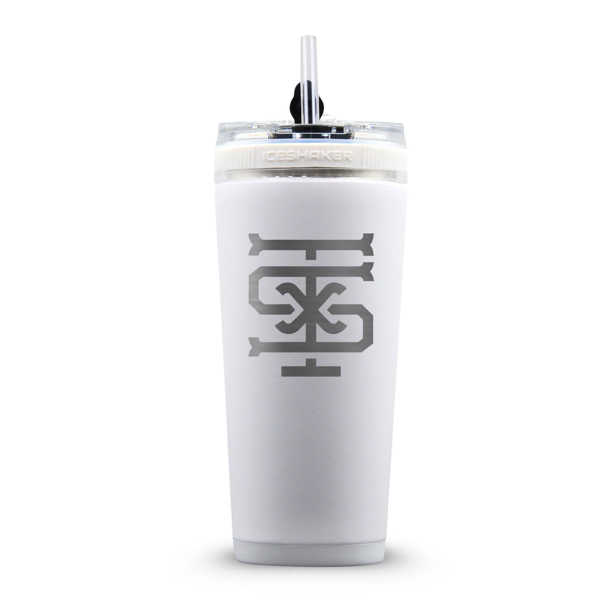 CUSTOM Texas Sandlot 26oz Flex Bottle - White