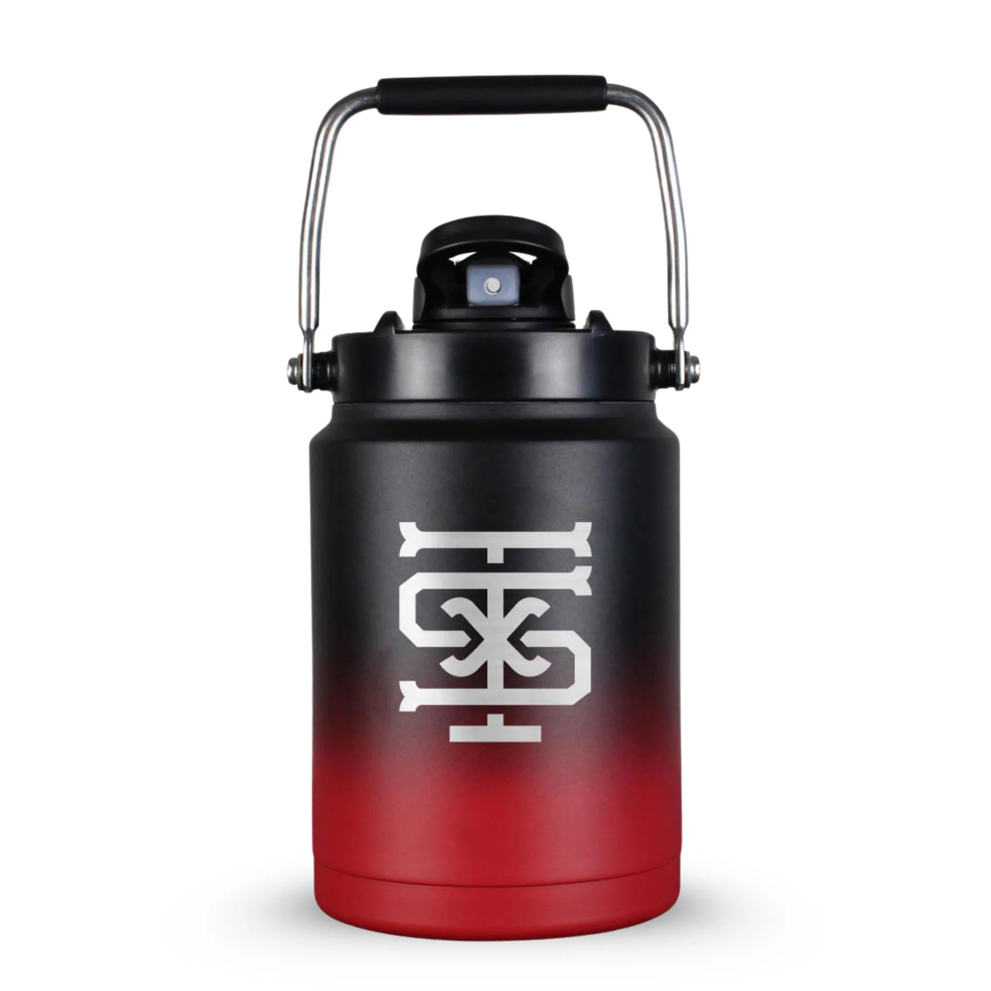 CUSTOM Texas Sandlot Half Gallon Jug - Red Black Ombre