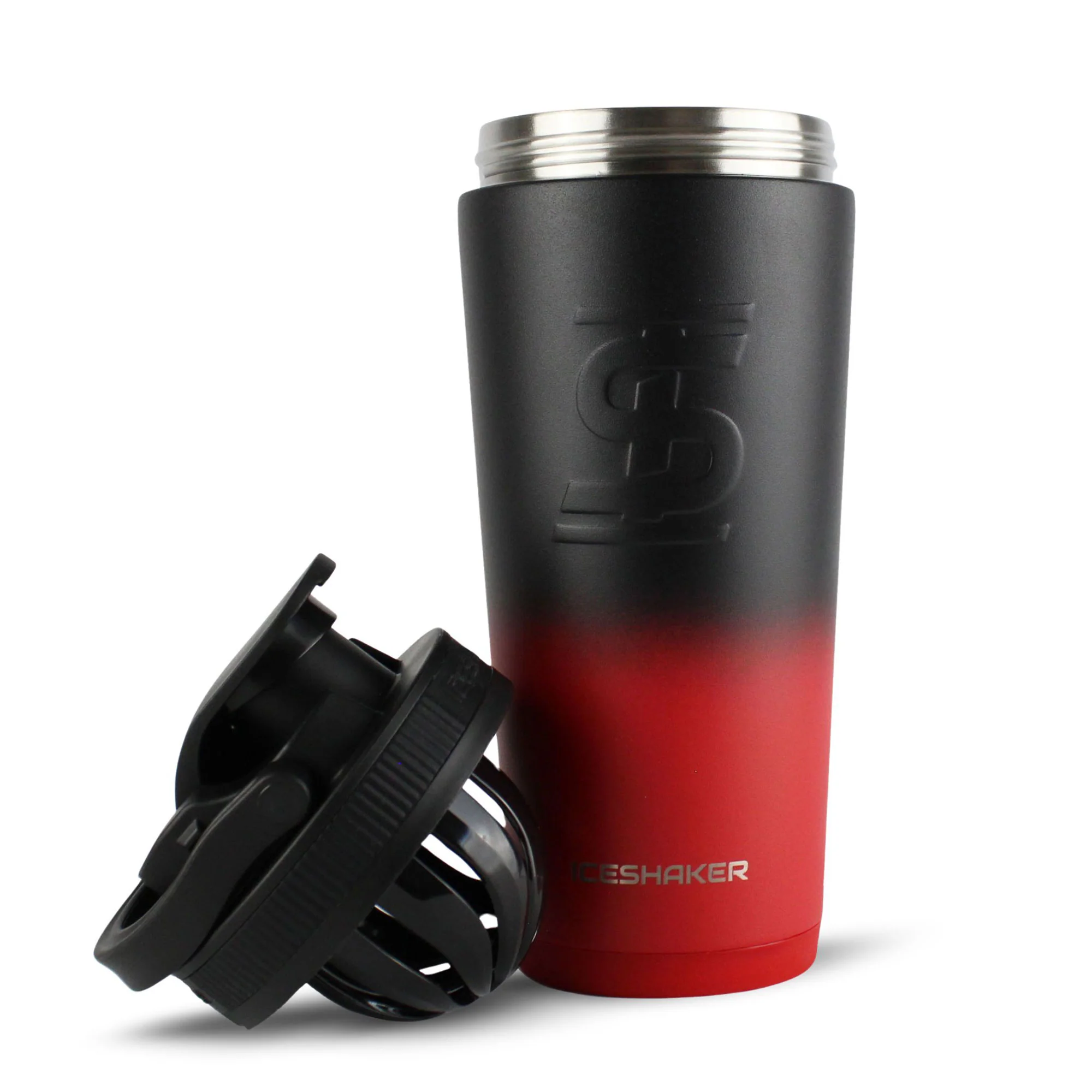 Red Black Ombre 26oz Ice Shaker Bundle - Image 2