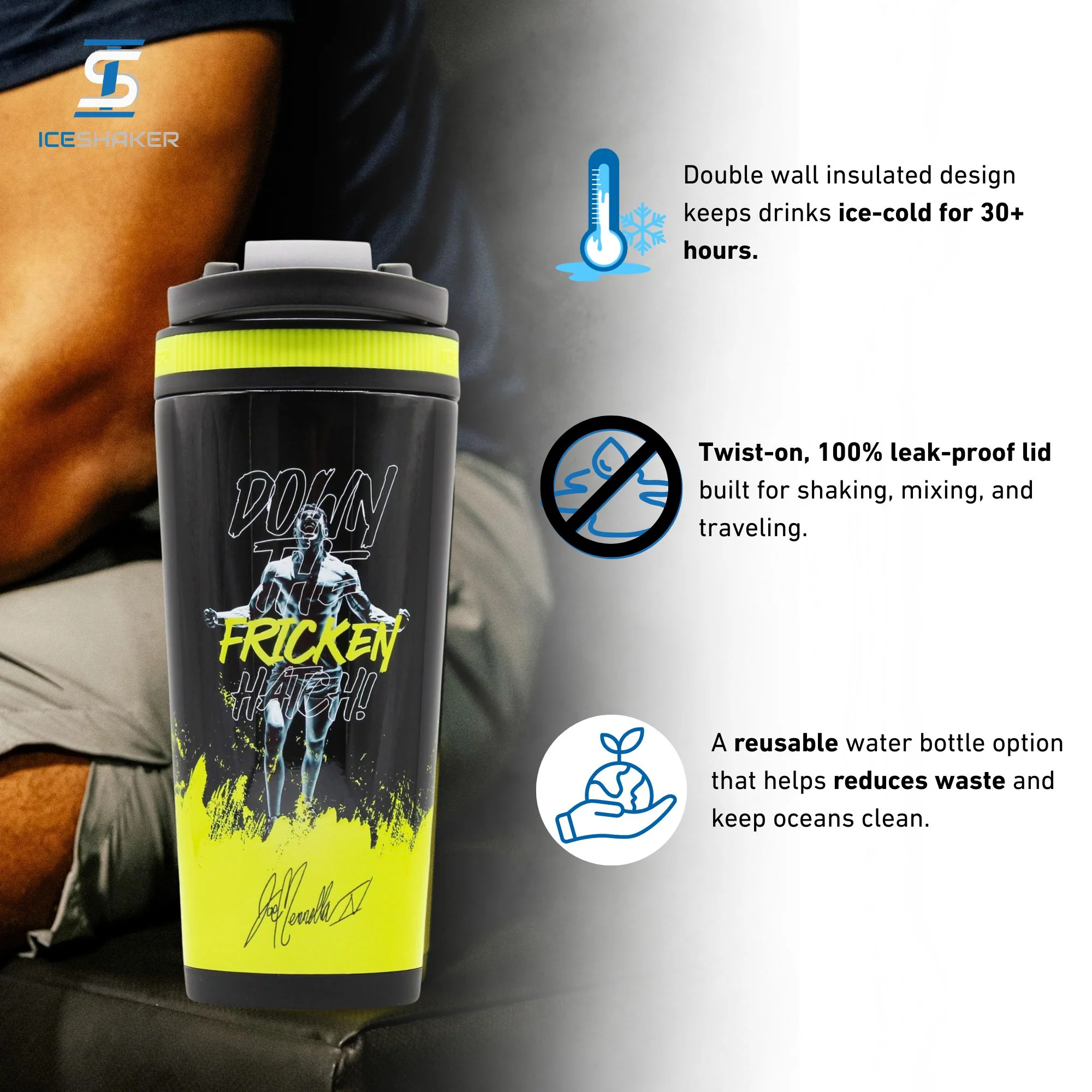 26oz Ice Shaker - Down The Hatch - Image 4