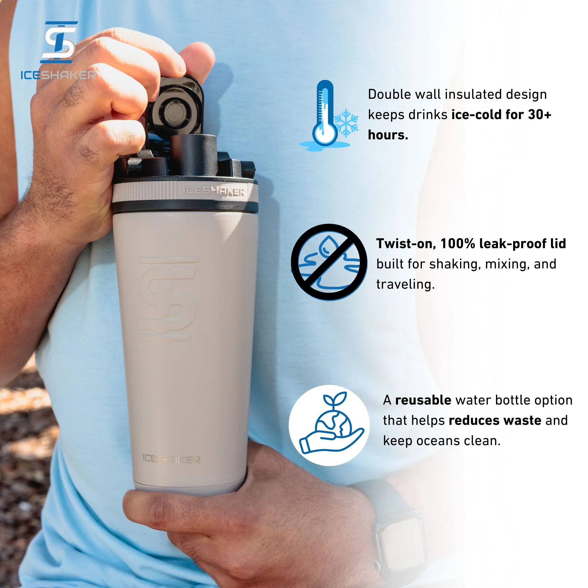 26oz Ice Shaker - Java - Image 4