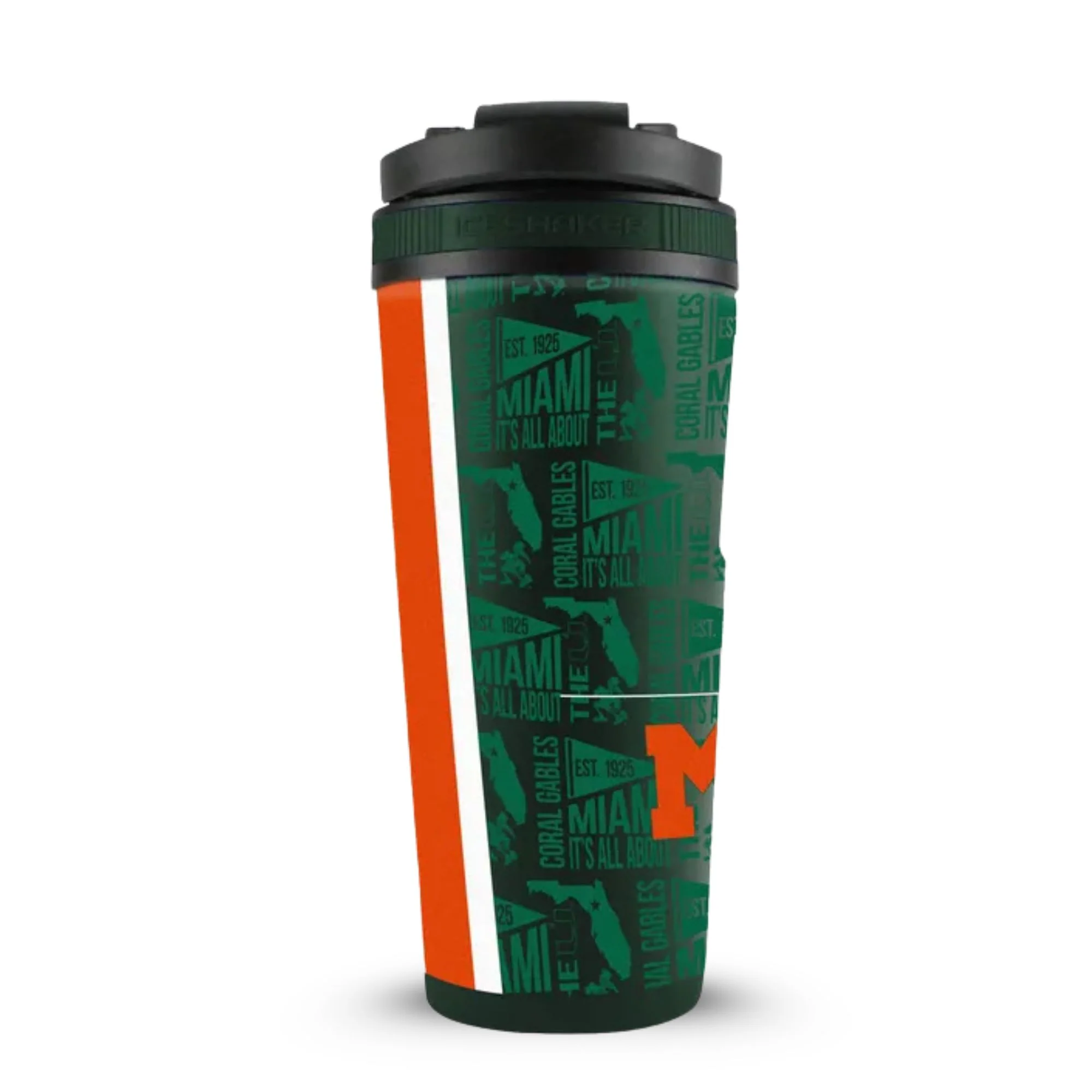 Officially Licensed University of Miami 26oz Ice Shaker - Image 17