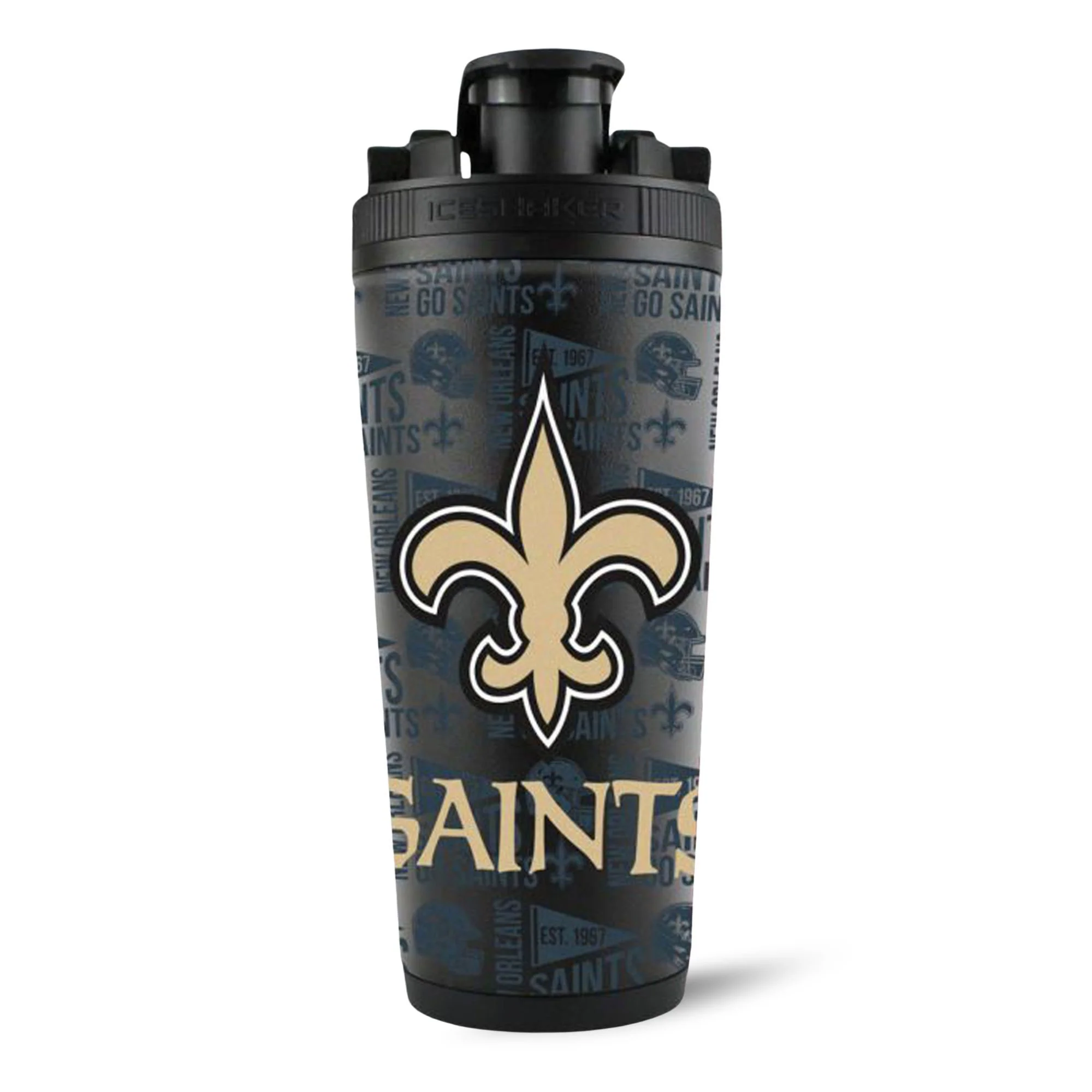 Officially Licensed New Orleans Saints 26oz Ice Shaker - Image 16