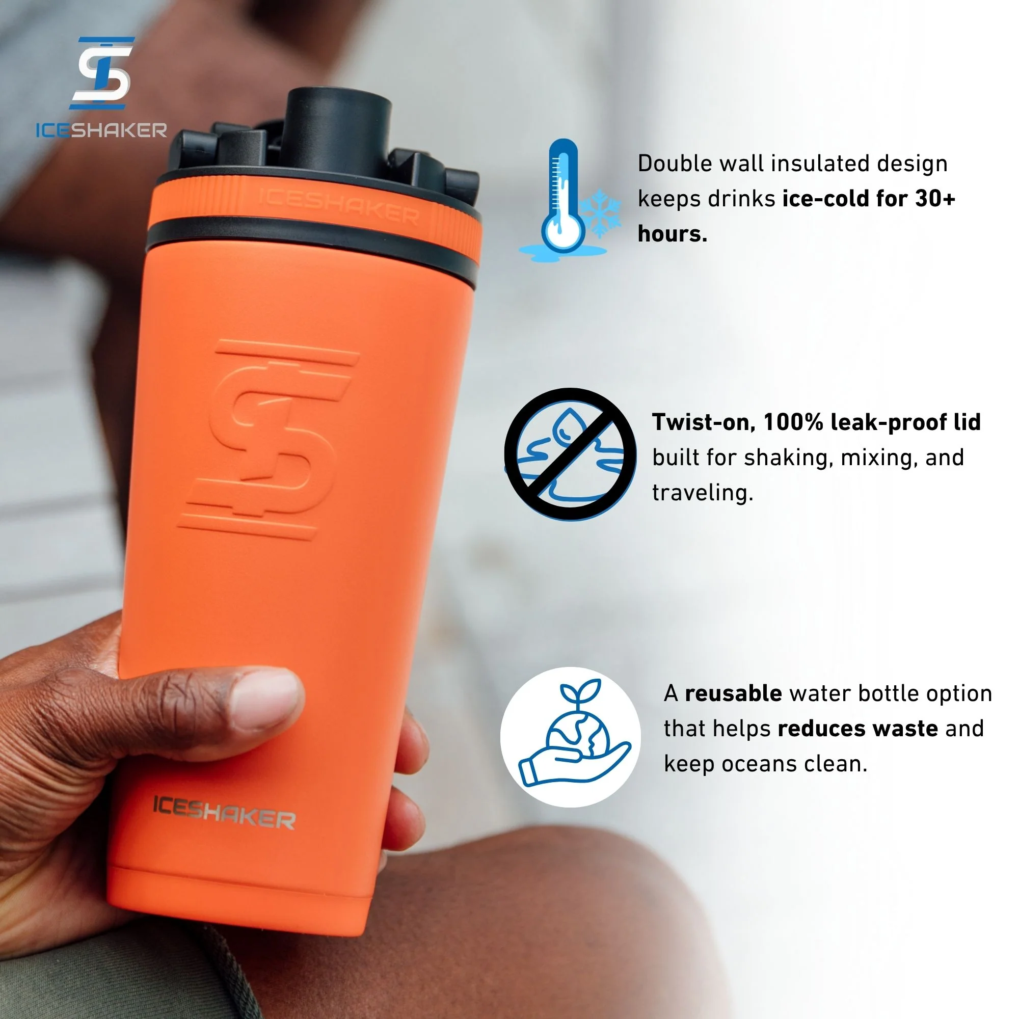 Officially Licensed WWE John Cena 26oz Ice Shaker - Image 5