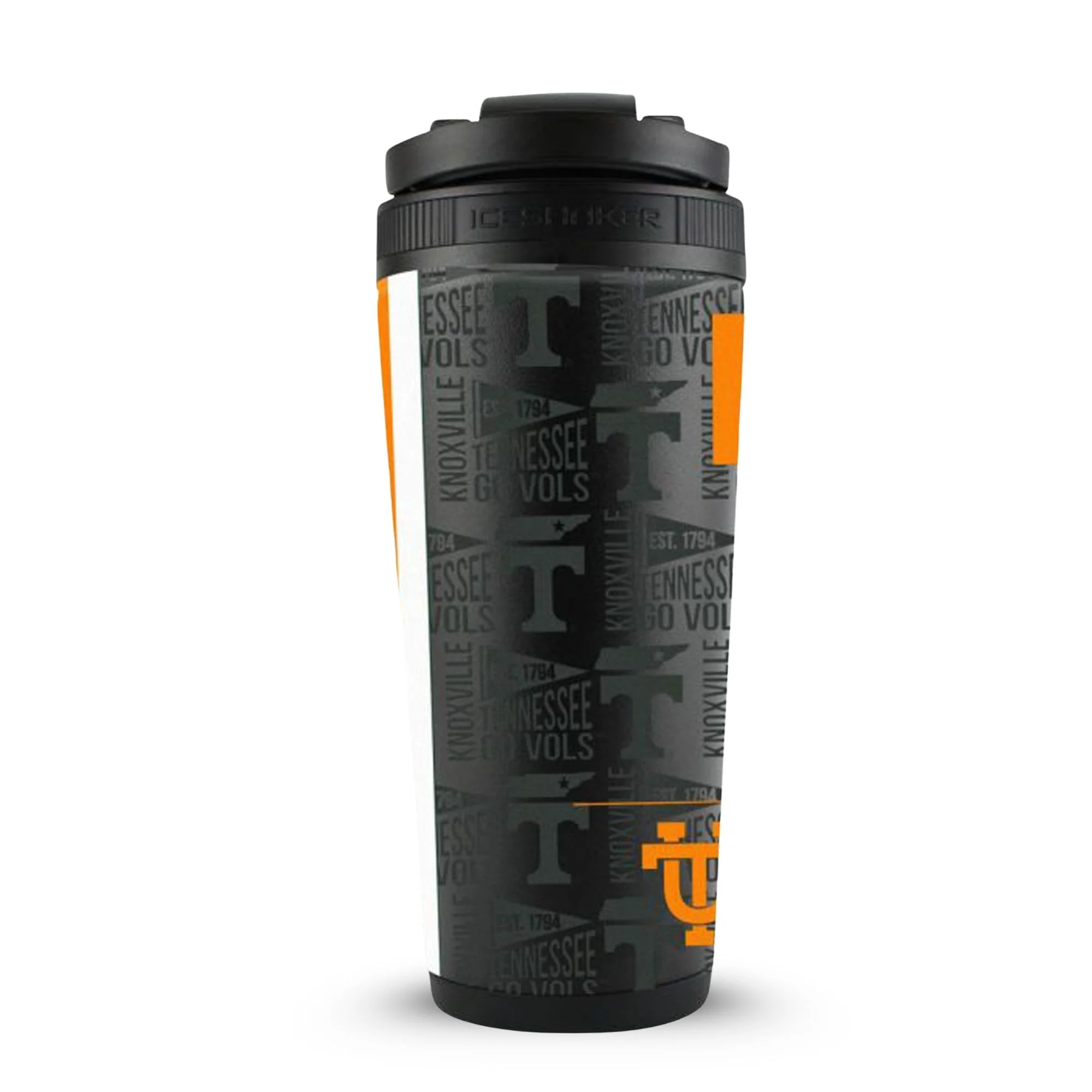 The College Vault: Tennessee Volunteers 4D Ice Shaker - Black - Image 3